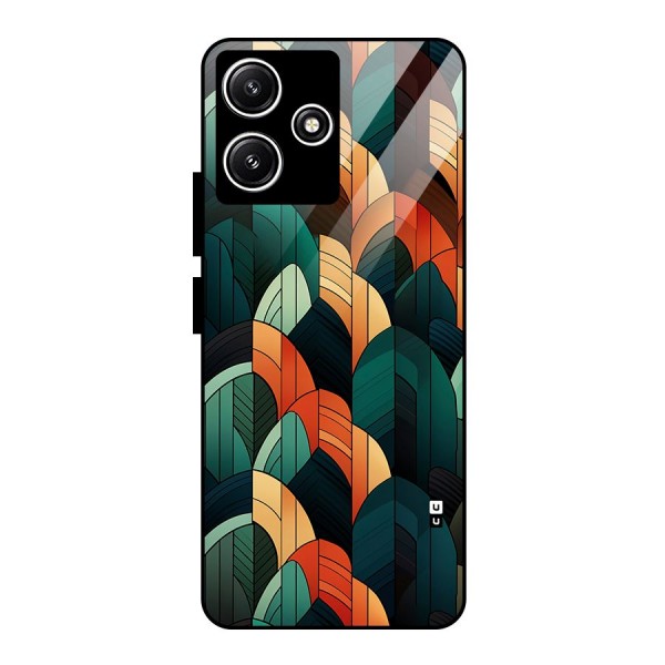 Abstract Seamless Pattern Glass Back Case for Poco M6 Pro