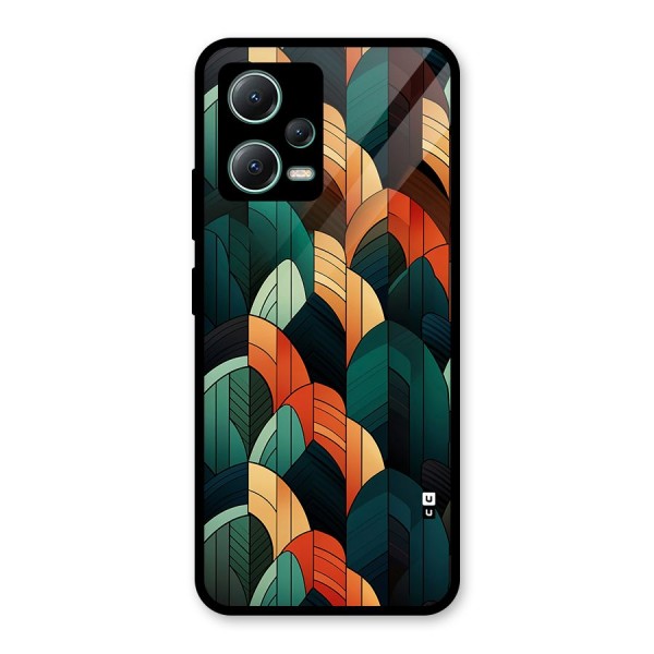 Abstract Seamless Pattern Glass Back Case for Poco X5