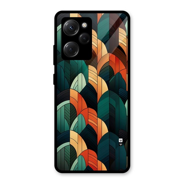 Abstract Seamless Pattern Glass Back Case for Poco X5 Pro