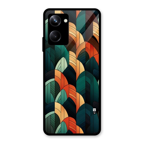 Abstract Seamless Pattern Glass Back Case for Realme 10 Pro