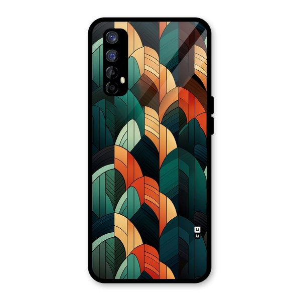 Abstract Seamless Pattern Glass Back Case for Realme 7