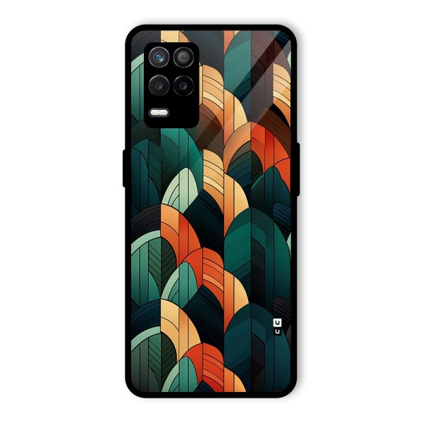Abstract Seamless Pattern Glass Back Case for Realme 8s 5G