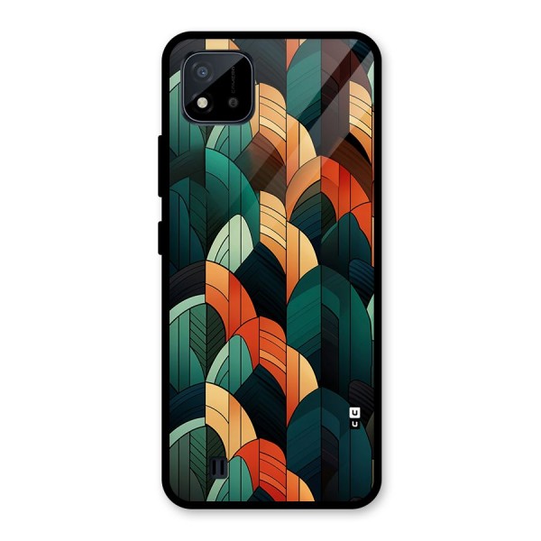 Abstract Seamless Pattern Glass Back Case for Realme C11 2021