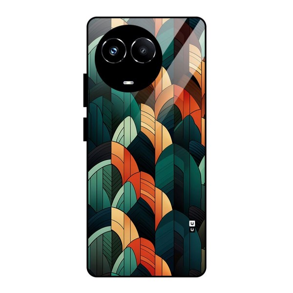 Abstract Seamless Pattern Glass Back Case for Realme Narzo 60X