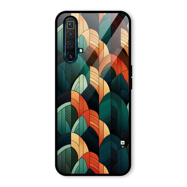 Abstract Seamless Pattern Glass Back Case for Realme X3 SuperZoom