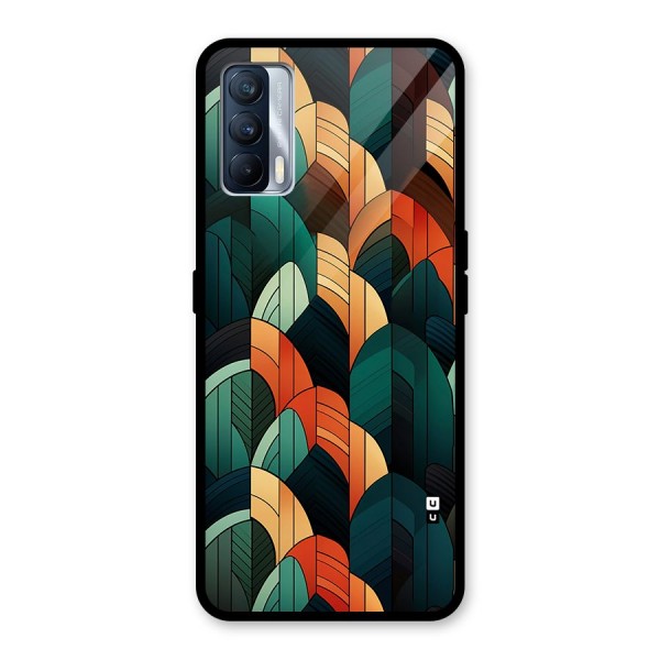 Abstract Seamless Pattern Glass Back Case for Realme X7