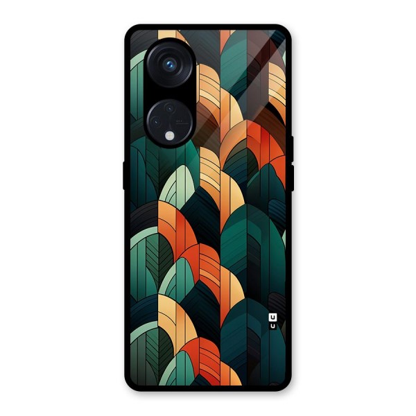 Abstract Seamless Pattern Glass Back Case for Reno8 T 5G