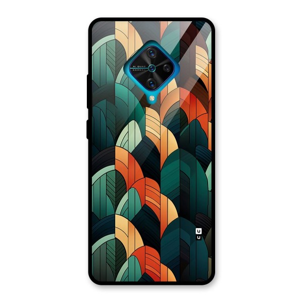 Abstract Seamless Pattern Glass Back Case for Vivo S1 Pro