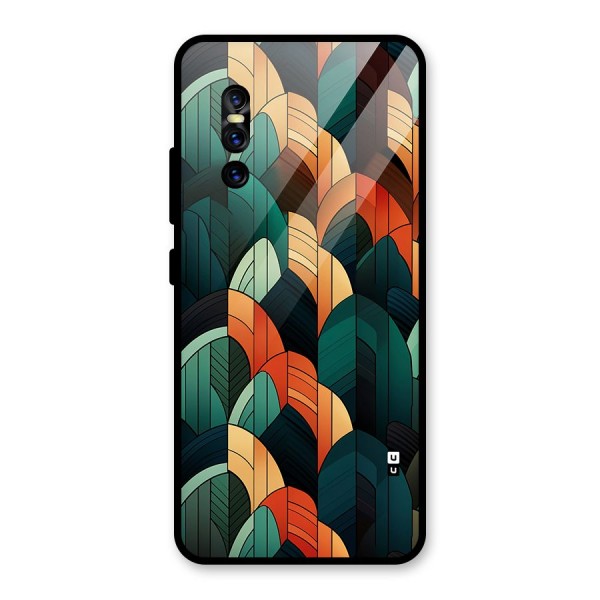 Abstract Seamless Pattern Glass Back Case for Vivo V15 Pro