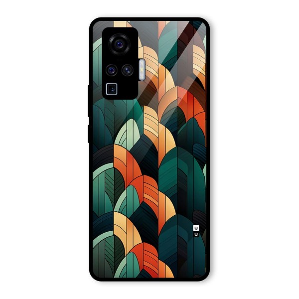 Abstract Seamless Pattern Glass Back Case for Vivo X50 Pro