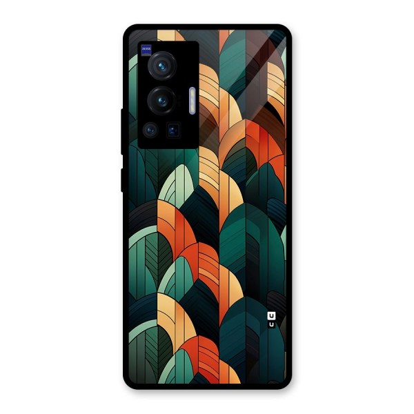 Abstract Seamless Pattern Glass Back Case for Vivo X70 Pro