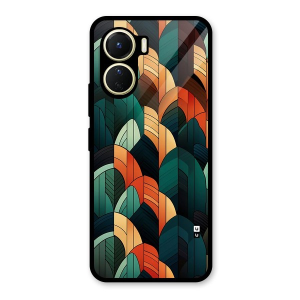 Abstract Seamless Pattern Glass Back Case for Vivo Y16