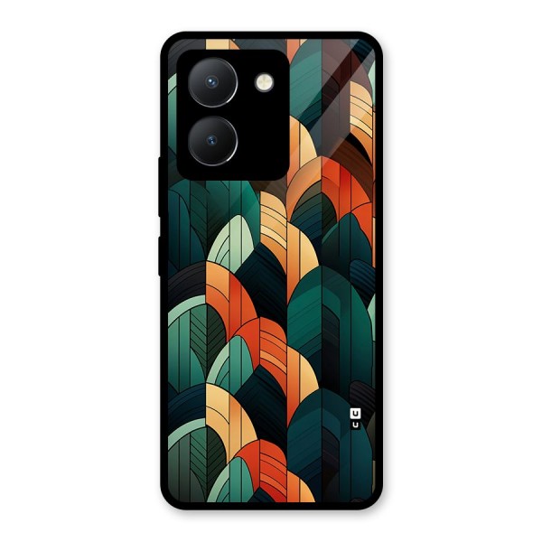 Abstract Seamless Pattern Glass Back Case for Vivo Y36