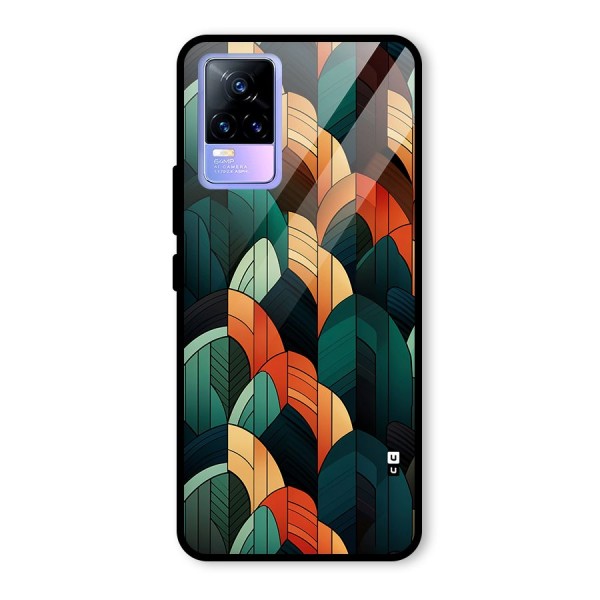 Abstract Seamless Pattern Glass Back Case for Vivo Y73