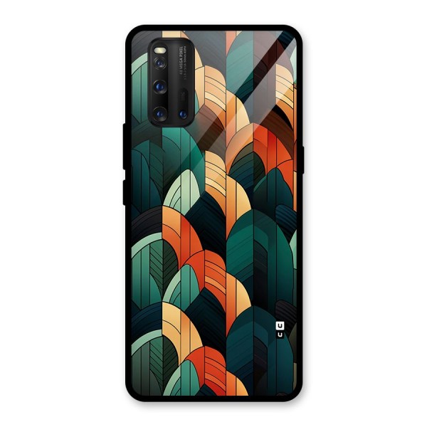 Abstract Seamless Pattern Glass Back Case for Vivo iQOO 3