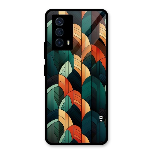 Abstract Seamless Pattern Glass Back Case for Vivo iQOO Z5