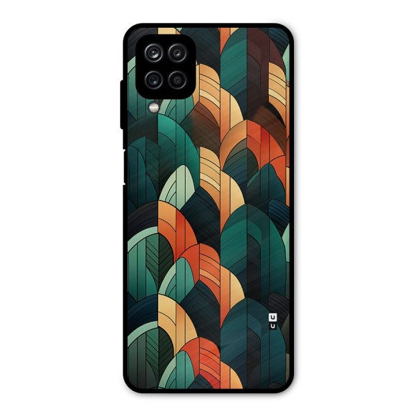 Abstract Seamless Pattern Metal Back Case for Galaxy A12