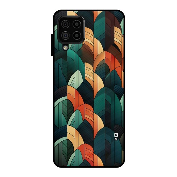 Abstract Seamless Pattern Metal Back Case for Galaxy A22 4G