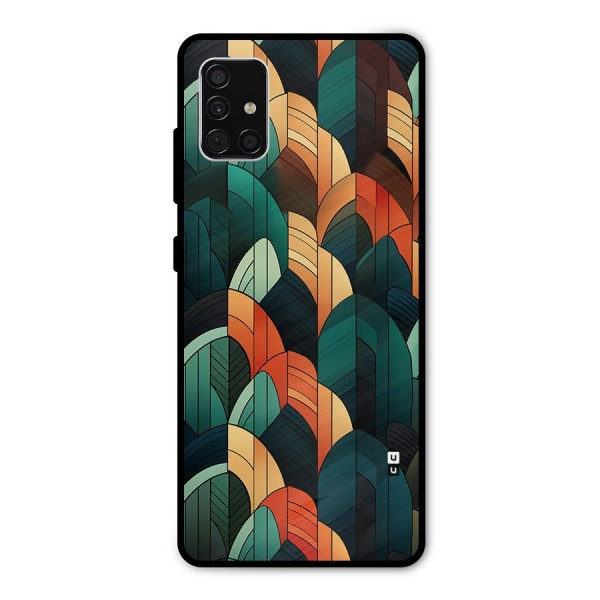 Abstract Seamless Pattern Metal Back Case for Galaxy A51