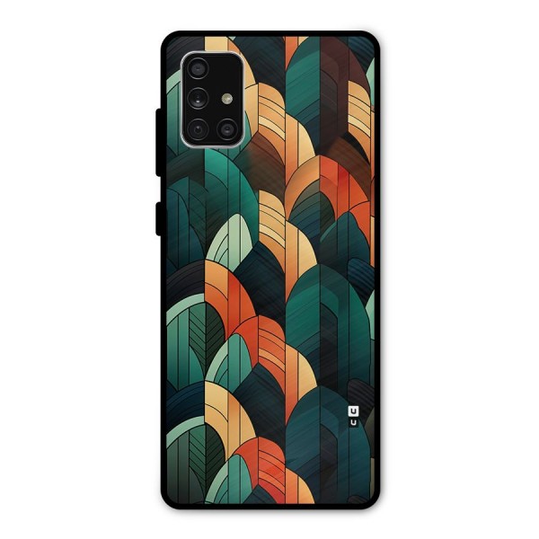 Abstract Seamless Pattern Metal Back Case for Galaxy A71