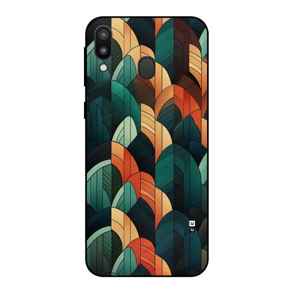 Abstract Seamless Pattern Metal Back Case for Galaxy M20