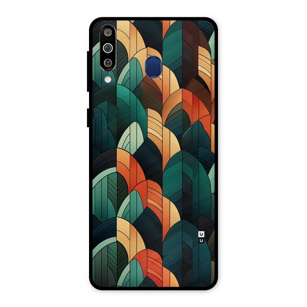 Abstract Seamless Pattern Metal Back Case for Galaxy M30