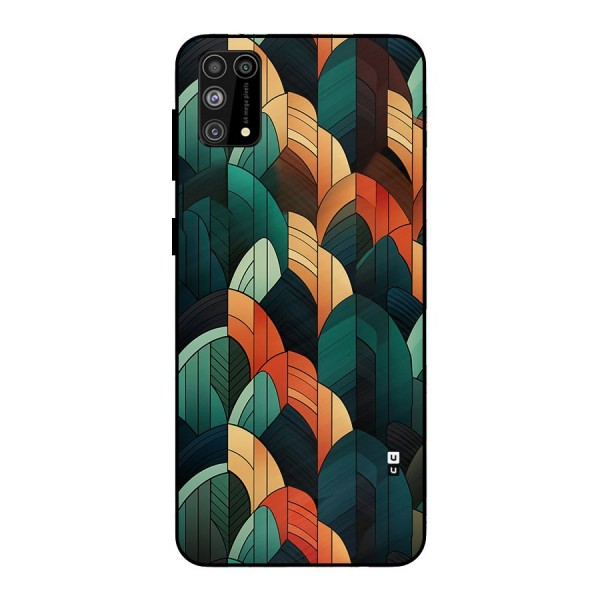 Abstract Seamless Pattern Metal Back Case for Galaxy M31