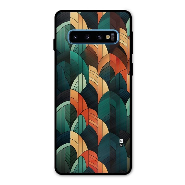 Abstract Seamless Pattern Metal Back Case for Galaxy S10