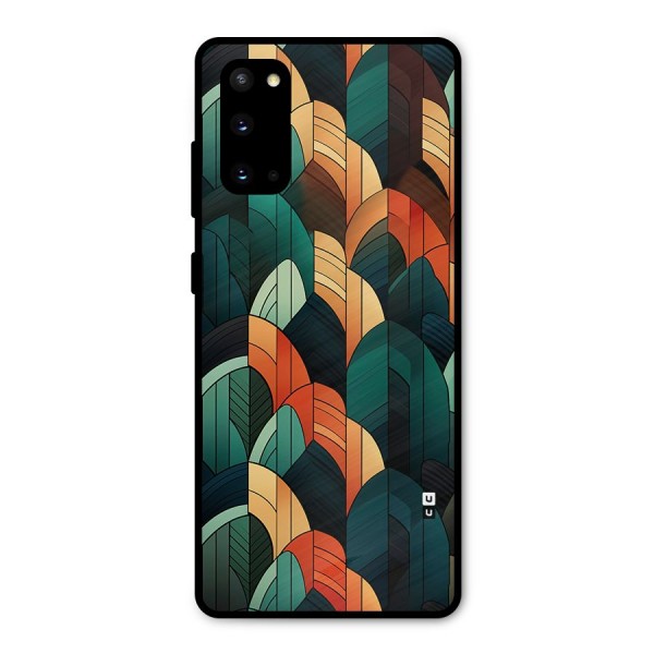 Abstract Seamless Pattern Metal Back Case for Galaxy S20