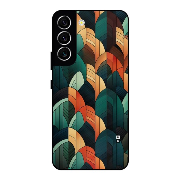 Abstract Seamless Pattern Metal Back Case for Galaxy S22 5G