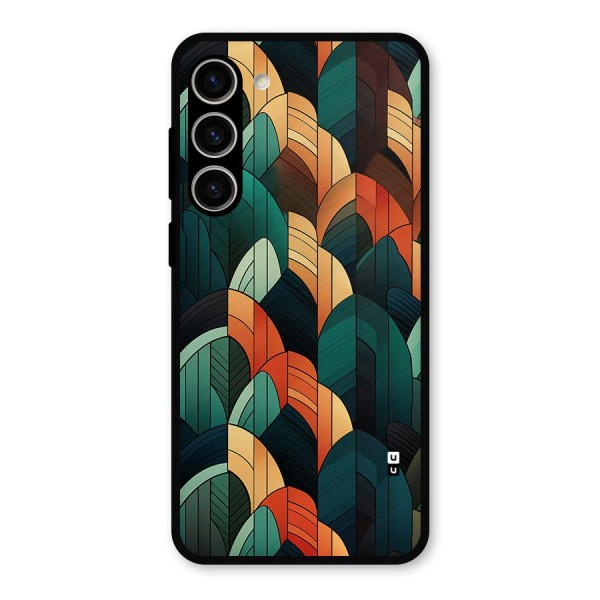 Abstract Seamless Pattern Metal Back Case for Galaxy S23 Plus