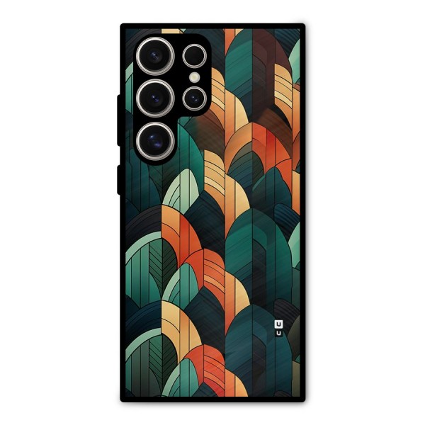 Abstract Seamless Pattern Metal Back Case for Galaxy S24 Ultra