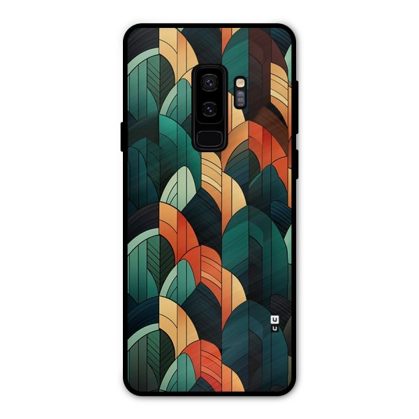 Abstract Seamless Pattern Metal Back Case for Galaxy S9 Plus