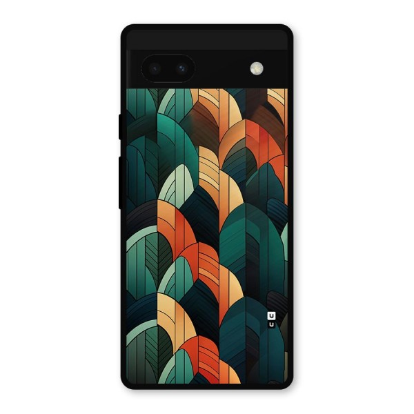 Abstract Seamless Pattern Metal Back Case for Google Pixel 6a