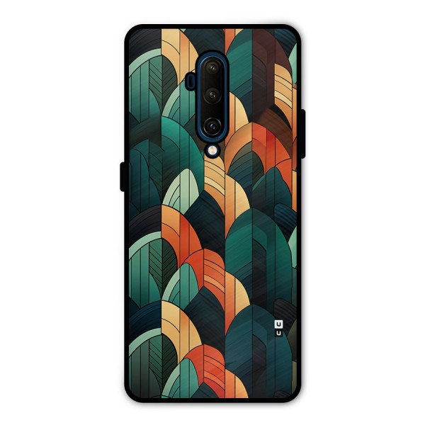 Abstract Seamless Pattern Metal Back Case for OnePlus 7T Pro