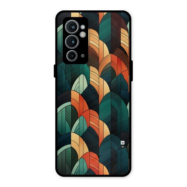 Abstract Seamless Pattern Metal Back Case for OnePlus 9RT 5G