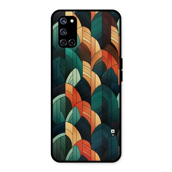 Abstract Seamless Pattern Metal Back Case for Oppo A52