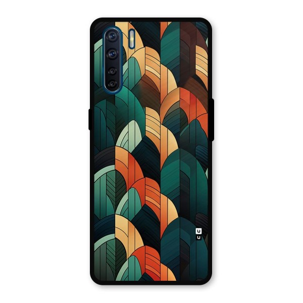 Abstract Seamless Pattern Metal Back Case for Oppo F15