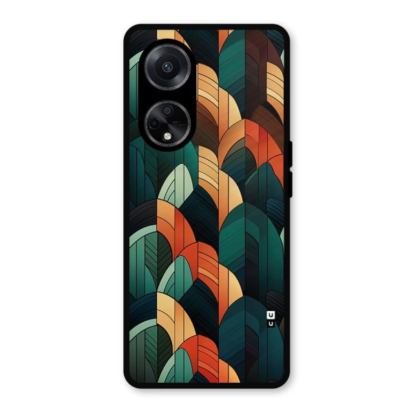 Abstract Seamless Pattern Metal Back Case for Oppo F23