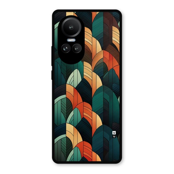 Abstract Seamless Pattern Metal Back Case for Oppo Reno10