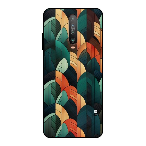 Abstract Seamless Pattern Metal Back Case for Poco X2