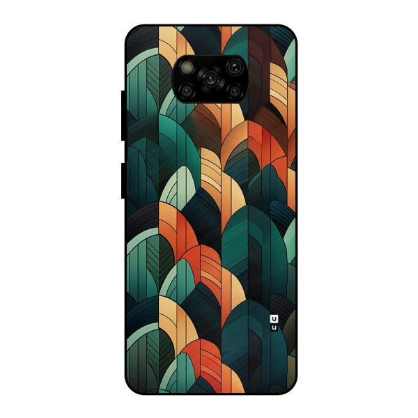 Abstract Seamless Pattern Metal Back Case for Poco X3