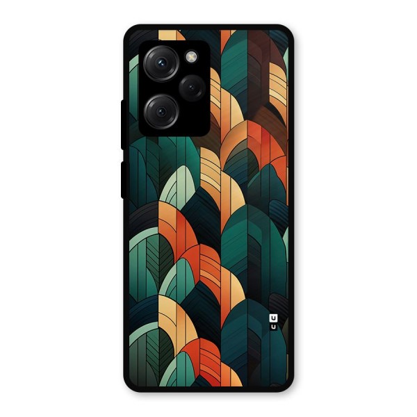 Abstract Seamless Pattern Metal Back Case for Poco X5 Pro