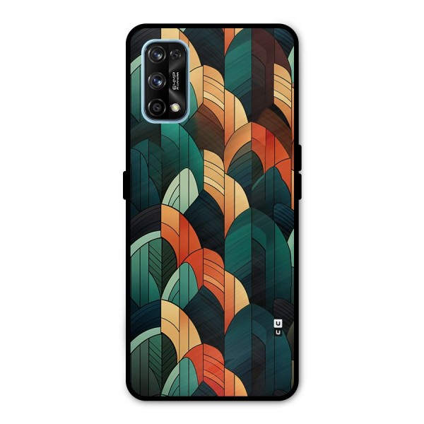 Abstract Seamless Pattern Metal Back Case for Realme 7 Pro