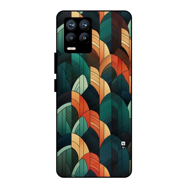 Abstract Seamless Pattern Metal Back Case for Realme 8