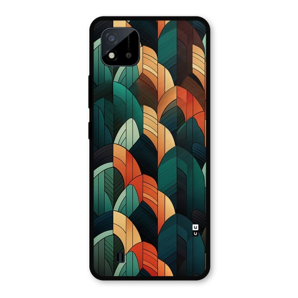 Abstract Seamless Pattern Metal Back Case for Realme C11 2021