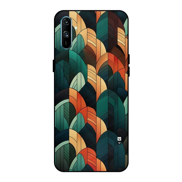 Abstract Seamless Pattern Metal Back Case for Realme C3