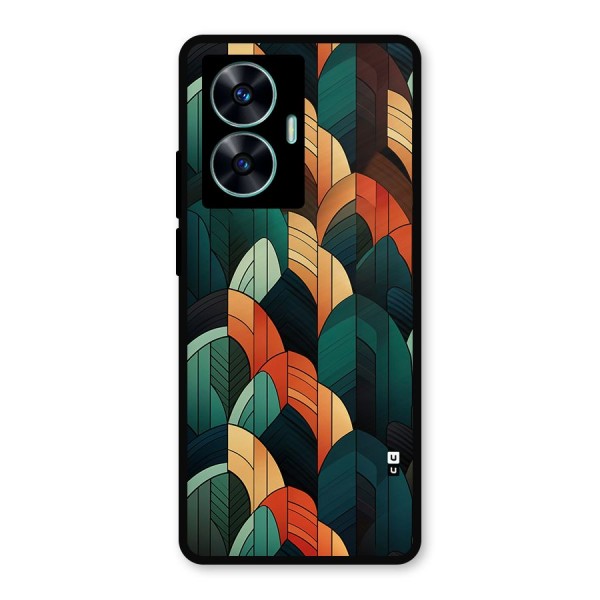 Abstract Seamless Pattern Metal Back Case for Realme C55