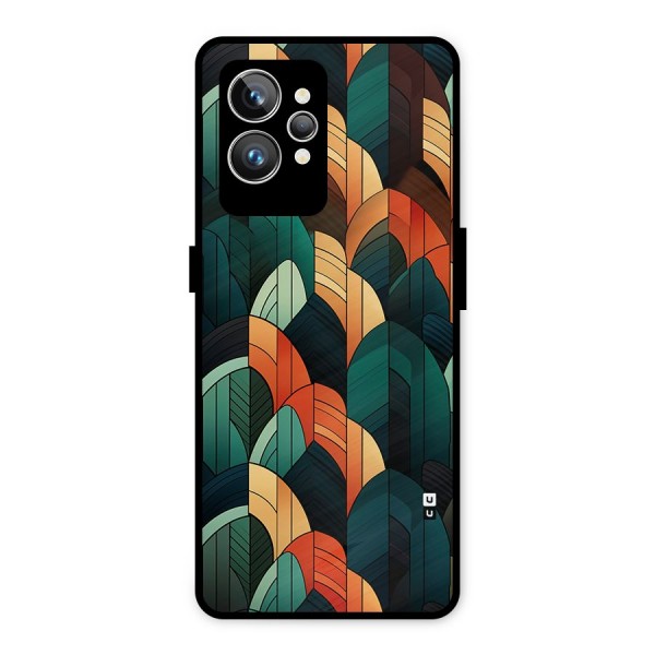 Abstract Seamless Pattern Metal Back Case for Realme GT2 Pro