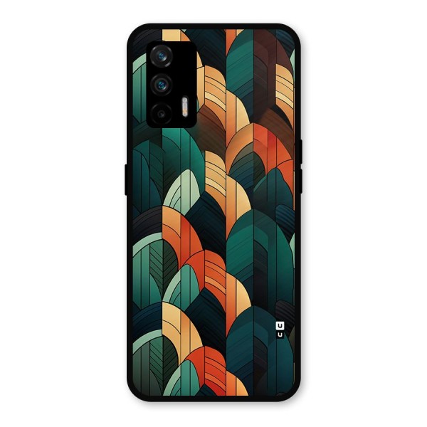 Abstract Seamless Pattern Metal Back Case for Realme GT 5G